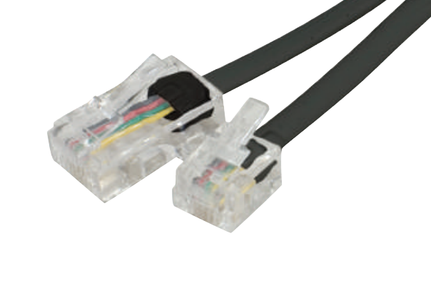 Photo CORDON RJ11 RJ45 2M NOIR | Ref : 911735