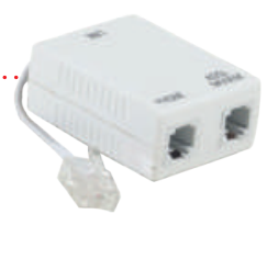Photo FILTRE ADSL RJ-45 VERS RJ-11 | Ref : SYAD45ADSL