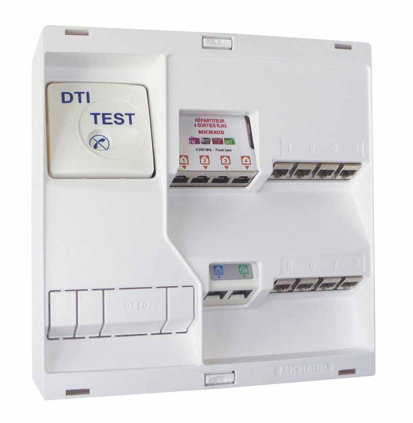 Photo TDC NO GRD2TV - 8 RJ45 DTI + FILTRE TV 4S | Ref : LB218