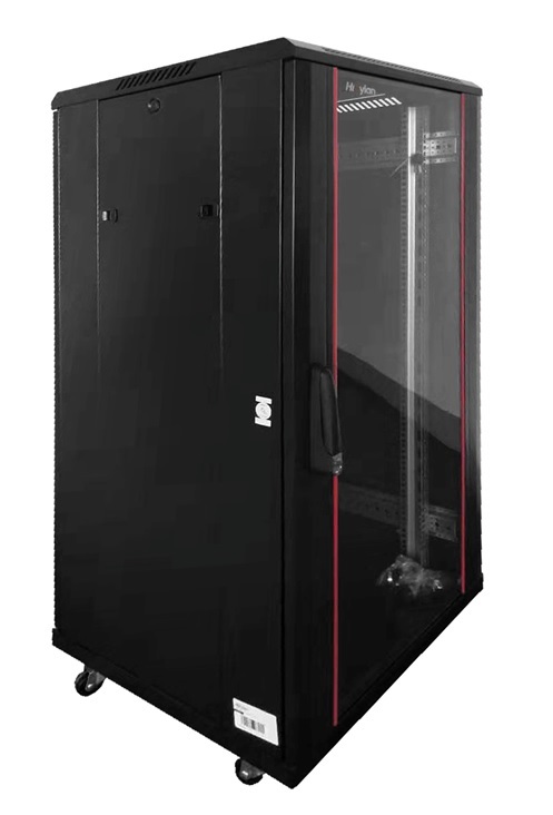 Photo BAIE 19  32U 600X600 NOIRE HAUTEUR 161CM | Ref : SYA3266