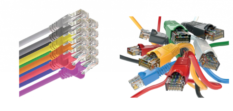 Photo CORDON RJ45  CAT6 0.3M NOIR F/UTP PVC | Ref : SYE16003N