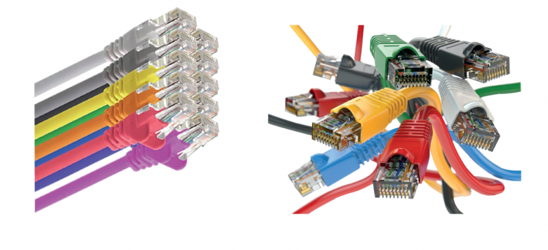Photo CORDON RJ45 CAT6 20M NOIR F/UTP PVC | Ref : SYE1620N