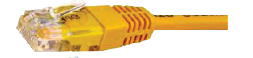 Photo CORDON RJ45 CAT6A 1M JAUNE S/FTP  LSOH S | Ref : SYE4601J