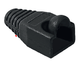 Photo MANCHON RJ45 NOIR D6.5MM | Ref : SYD2532