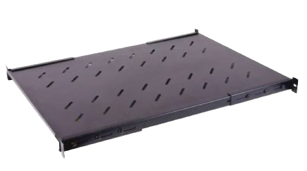 Photo PLATEAU 19  1U NOIR PROF 720MM 4FIXATION | Ref : SYDA16504