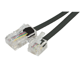 Photo CORDON TEL RJ11/RJ45 10M NOIR | Ref : SYE031410N