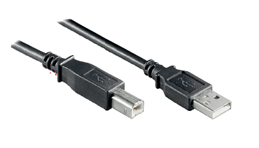 Photo CORDON USB M/M 2.0 - AB - 1.8M | Ref : SYE1102