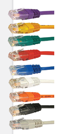 Photo CORDON RJ45 CAT6 5M VIOLET F/UTP PVC | Ref : SYE1605VI