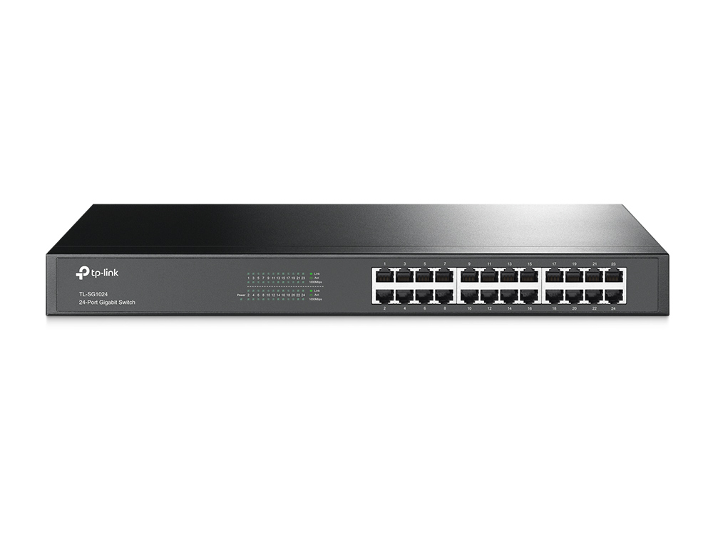 Photo SWITCH 24 PORTS 19'' 1U GIGABIT METAL | Ref : SYC24G200