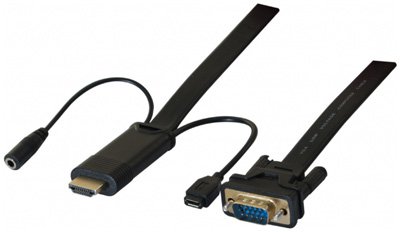 Photo CORD/CONVERTISSEUR HDMI VERS VGA+AUDIO 2 | Ref : 127849