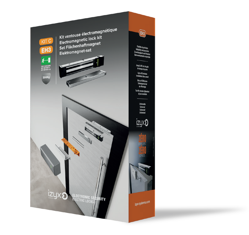 Vignette 2 produit VENTOUSE EH3 300KG 12-48V DC + KIT ACCES | Ref : LSD-EH302F-HKX-KITC