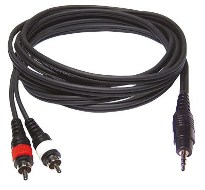 L2S SYSTORM Cordon jack 3.5 mm st�r m vers 2x rca m_1.50m LSI-8017