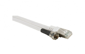 L2S SYSTORM Cordon rj45 / fiche tv m 0.50m avec adaptateur fiche f SYE31050