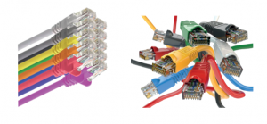 L2S SYSTORM Cordon rj45 cat6a 1m bleu s/ftp  lsoh sn SYE4601B