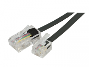 L2S SYSTORM Cordon tel rj11/rj45 5m noir SYE03145N