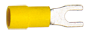 Photo Cosse prisole fourche jaune (4  6 mm) - Diametre  4 mm | Ref : GFU4