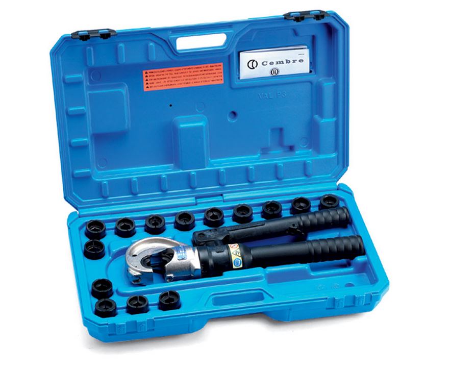 Vignette 2 produit Sertisseuse hydraulique manuelle 120 kN en C avec coffret | Ref : HT120