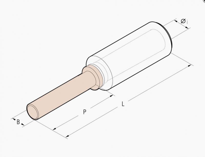 Vignette 3 produit Ref : MTA70C | Embout alu-cuivre 70 mm�