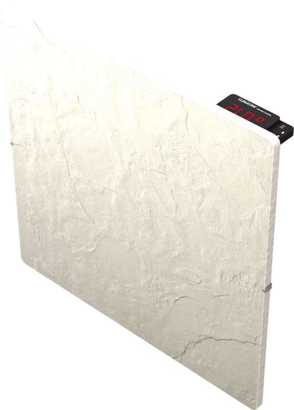 Photo TACTILO 800 W ARDOISE BLANCHE CARRÉ 50X50 | Ref : AB0800A
