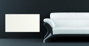 VALDEROMA Radiateur touch horizontal 100x50cm 2000w blanc cachemire BC2000T