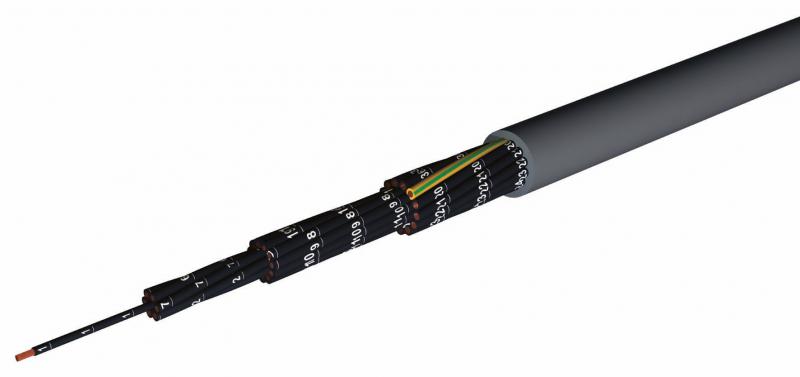 Photo Cble souple CAELIFLEX 7G1mm type YSLY-JZ | Ref : 1070100