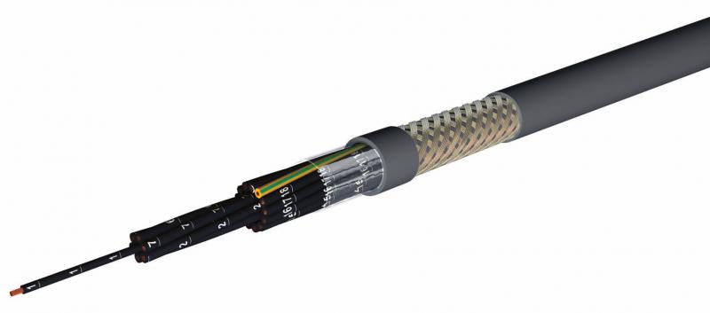 Photo C�ble souple CAELIFLEX B 4G1mm� type YSLCY-JZ blind� - Touret de 1000m | Ref : 2040100