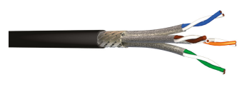 Photo C�ble CAT6A S-FTP 1x4P LSZH AWG 26 - Int�rieur-Ext�rieur � Boite de 305m | Ref : SF5004SHA26IOB