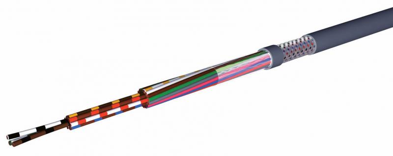 Photo Câble Hiflex-CY 8X0,5mm² type LiYCY blindé code couleur DIN 47100 | Ref : 90810050
