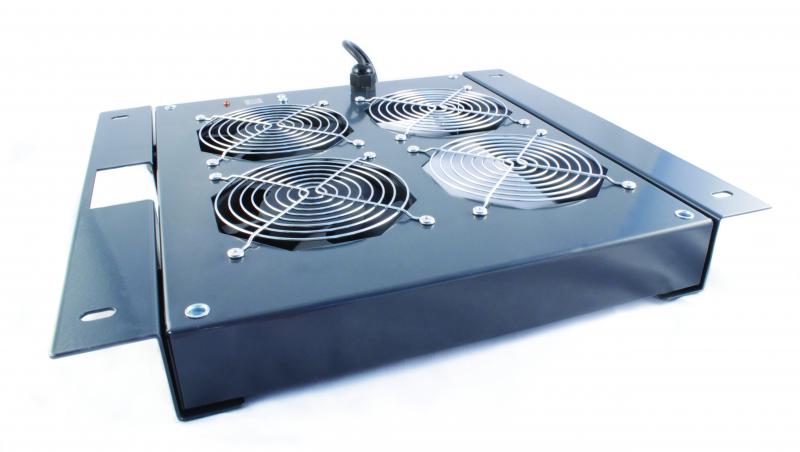 Photo Bloc de 4 ventilateurs pour baie de brassage 19�� Multimedia Connect | Ref : ACB4V