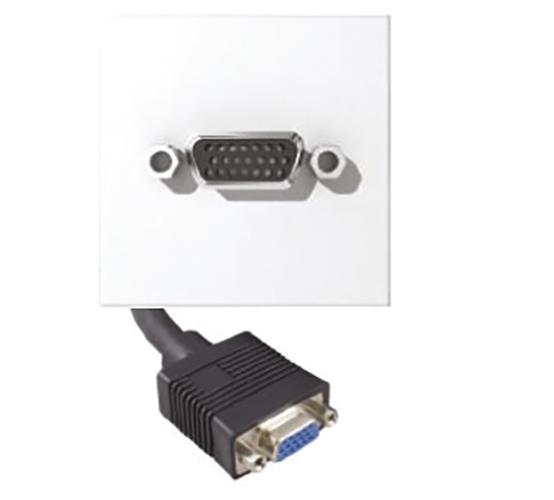 Photo Plastron 45 x 45 Full VGA raccordé avec cordon de 0.20 m | Ref : AMVGA2020N