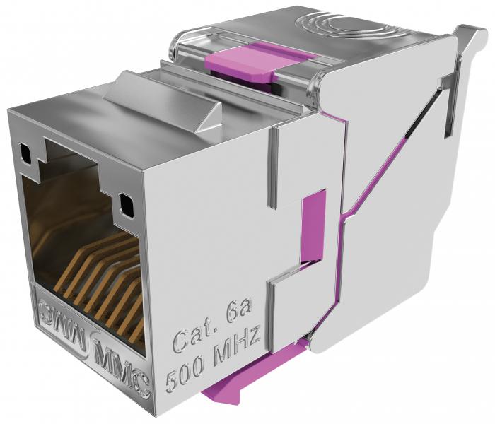 Photo Connecteur RJ45 Cat6A blind� sans outil ? Gamme BC | Ref : BC6AFSTL50