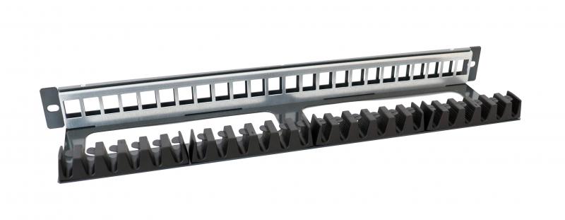 Photo Panneau de brassage 19�� 24 ports 1U - Gamme BC | Ref : BCPAN1U