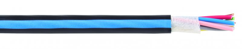 Photo Cble pour boucle magntique 1 x 0.75 mm + 7 x 0.25 mm - gaine LSZH noire - Touret de 1000m | Ref : BIMCABLE