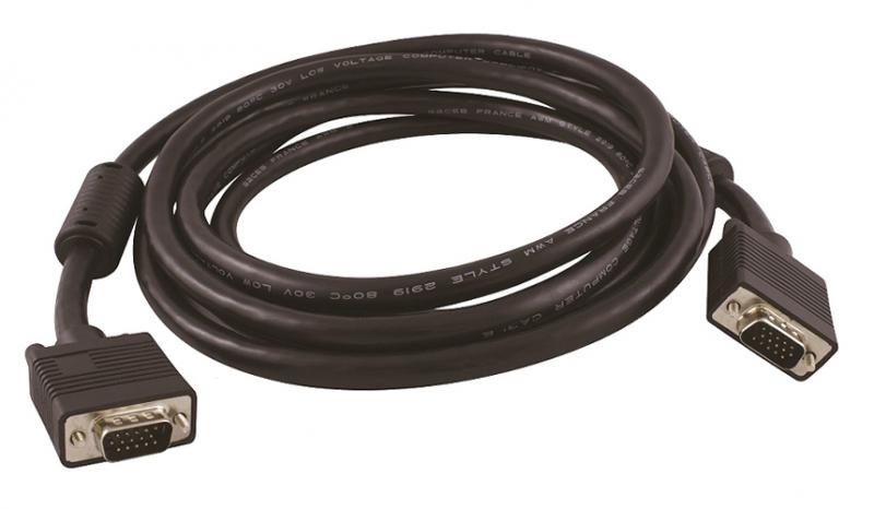 Photo Cordon VGA Moul� HD15 m�le - HD15 m�le - 10 m | Ref : CSVGA110N