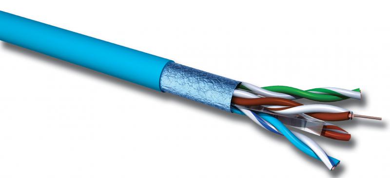 Photo Cble CAT6 F-UTP 1x4P 350MHz LSZH Dca - Touret de 500m | Ref : CX64SH5