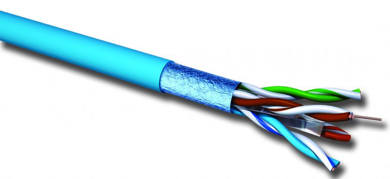 Photo CABLE CAT6 F/UTP 1x4P LSZH Cca | Ref : CX64SHC5