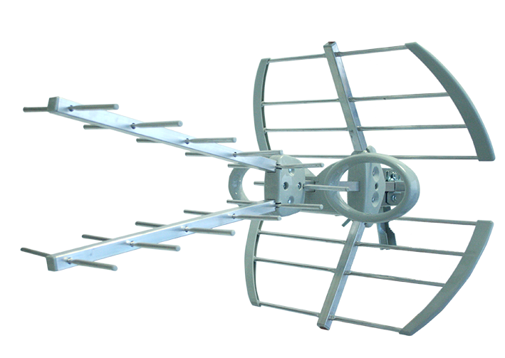 Photo Antenne UHF LTE 5G (470 - 694 MHz) avec connecteur F. Gain: 13.5dB | Ref : EK70L2
