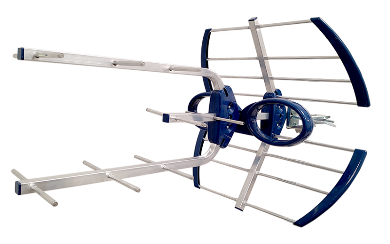 Photo Antenne UHF LTE 5G (470-694 MHz) avec connecteur F. Gain: 17dB | Ref : EKBLUEIN