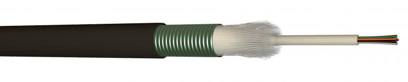 Photo 6FO OM3 LIBRE EXT ACIER PE TUB | Ref : EXTALCT6OM3