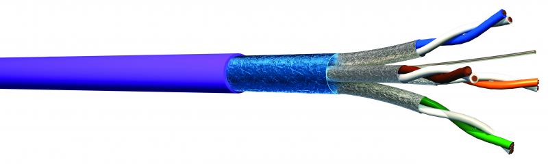 Photo CABLE CAT6A F/FTP 1x4P LSZH 55 | Ref : F5554SH1