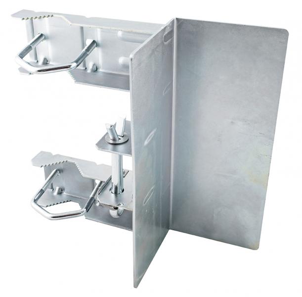 Photo Fixation de chemin�e simple zingage blanc | Ref : FIXCHEMSZBE