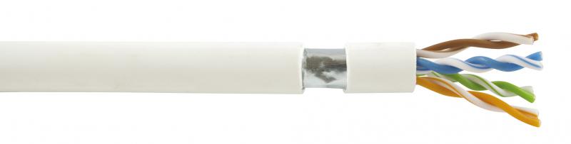 Photo Câble CAT6 F-UTP 1x4P LSZH Dca - Gamme Link+ -Touret de 500m | Ref : FTP46SHBL