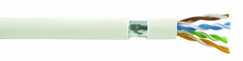 Photo CABLE CAT6 F/UTP 1x4P LSZH BLA | Ref : FTP46SHBL5000