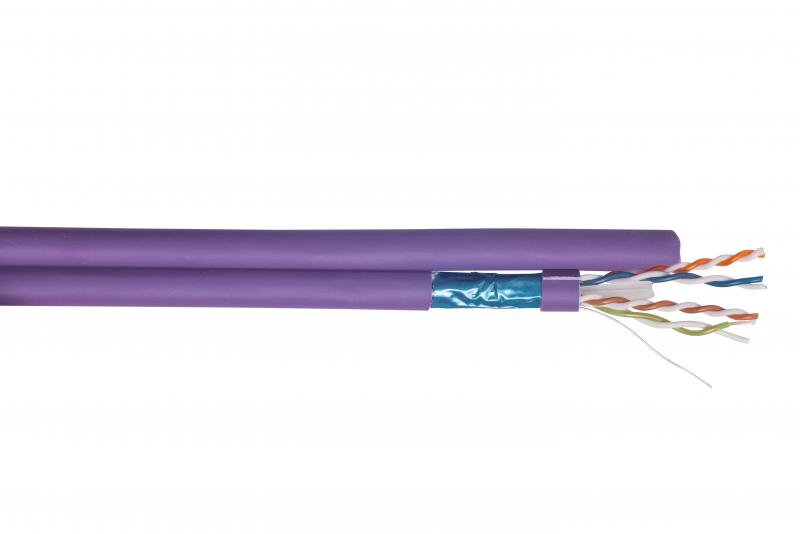 Photo CABLE CAT6A F/UTP 2X4P LSZH 51 | Ref : FU5108SH5