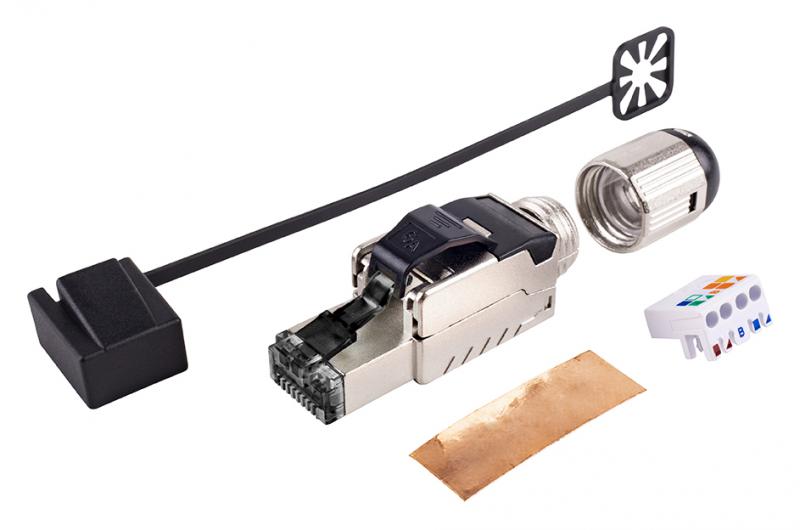 Photo Connecteur RJ45 blind� Cat.6A AWG24-22 | Ref : I4PLEC6AFS