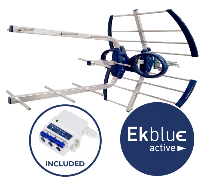 Photo KIT ANTENNE UHF LTE  5G ACTIVE | Ref : KITEKBLUEACTIVE