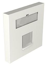 Photo Plastron 45x45 1 Port - GAMME LINK+ - Sachet de 8 | Ref : LK451C8