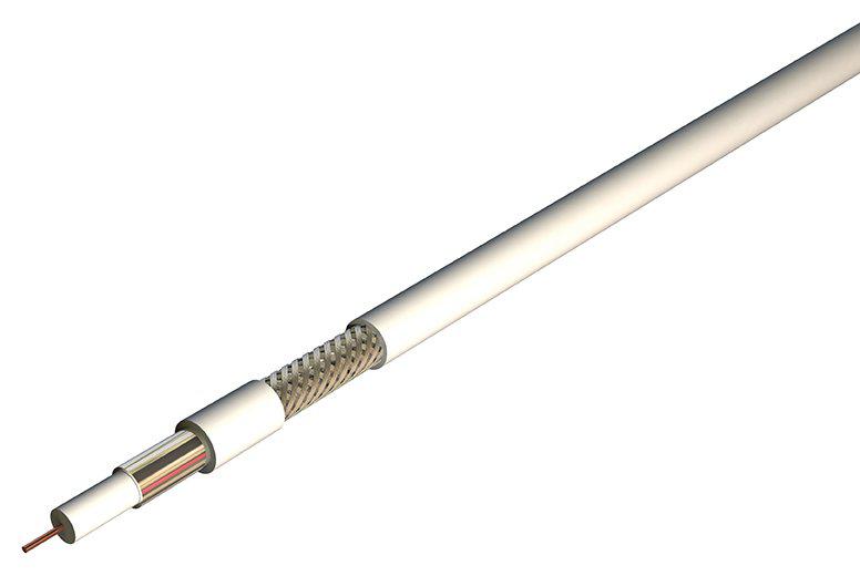 Photo Cble coaxial intrieur - Classe B 17dB - Ruban et tresse aluminium - Bobine de 100m | Ref : PG17VATCAPH1