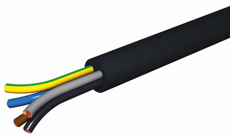 Photo C�ble d'alimentation harmonis� H07RN-F 4G2,5mm� | Ref : RNF4G25T2000