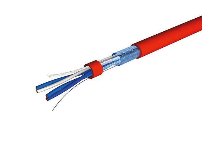 Photo C�ble SYT FIRALARM� rouge - 1 paire AWG20 - Touret de 500m | Ref : SYT120R5